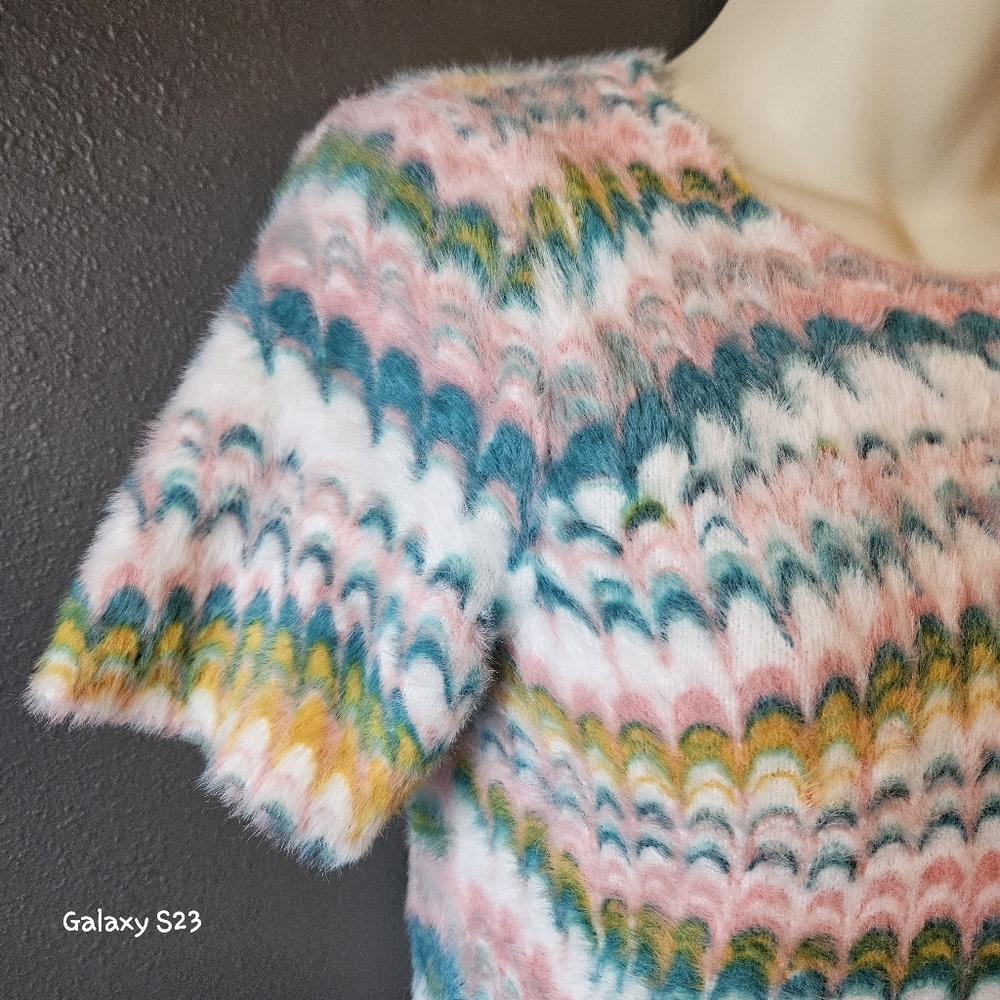 Anthropologie Multi-Colored Swirl Pattern Super S… - image 4